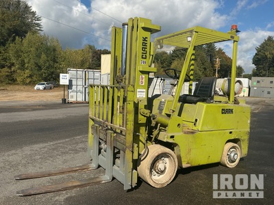1985 Clark C500S80 6525 lb Cushion Tire Forklift