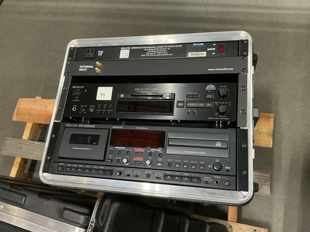 (2) Saul Mineroff Electronics SME-9700 Mini Disk/Cassette Duplicator/Recorders