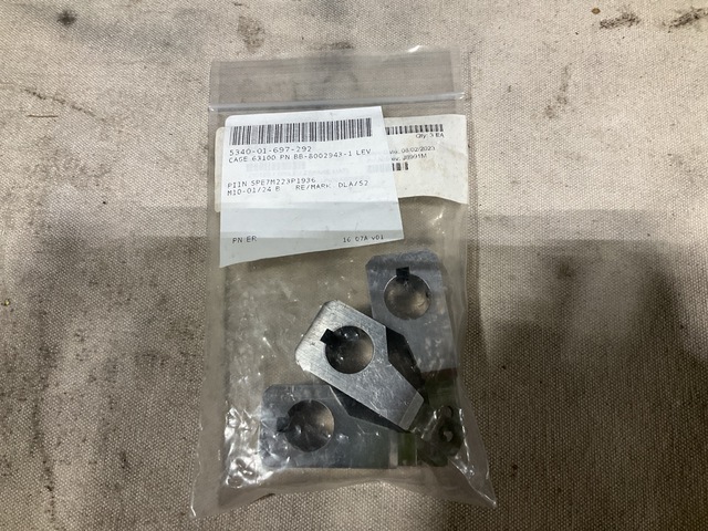 (3) CAE BB-8002943-1 Manual Control Levers (3) CAE BB-8002943-1 Manual Control Levers