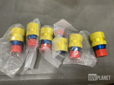 (6) Eaton AE71290M Quick Disconnect Coupling Halves