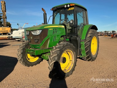 2017 John Deere 6120M Tracteur agricole 4 roues motrices (Inoperable)
