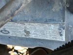 Engine with Emission Label
