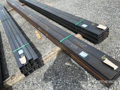 Quantity of (8) 2026 Kit Containers STEEL 2"x5"x266" square steel tubing Pipe