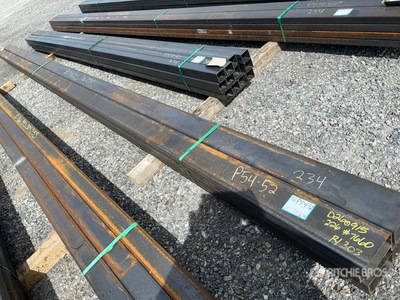 Quantity of (6) 2026 Kit Containers STEEL 3"x6"x297" square steel pipe Pipe
