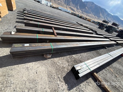 Quantity of (6) 2026 Kit Containers STEEL 3"x6"x297" square steel pipe Pijp