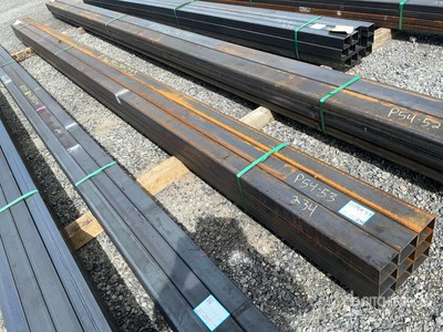 Quantity of (9) 2026 Kit Containers STEEL 3"x4"x253" square steel pipe Pipe