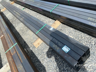 Quantity of (12) 2026 Kit Containers STEEL 3"x3"x262" square steel pipe Pipe