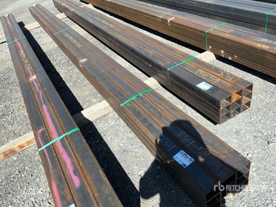 Quantity of (9) 2026 Kit Containers STEEL 3"x4"x263" square steel pipe Pipe