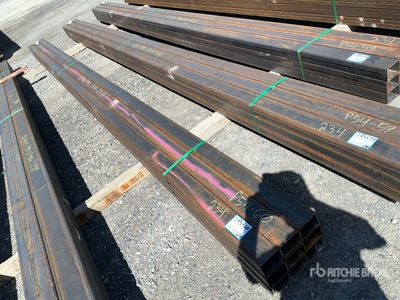 Quantity of (9) 2026 Kit Containers STEEL 3"x4"x255" square steel pipe Pipe