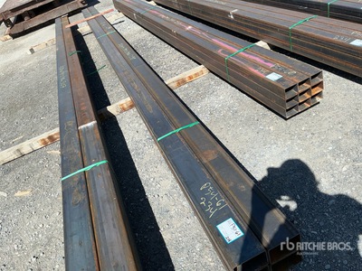 Quantity of (4) 2026 Kit Containers STEEL 4"x6"x298" square steel pipe Pipe