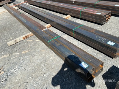 Quantity of (4) 2026 Kit Containers STEEL 4"x6"x307" square steel pipe Pipe