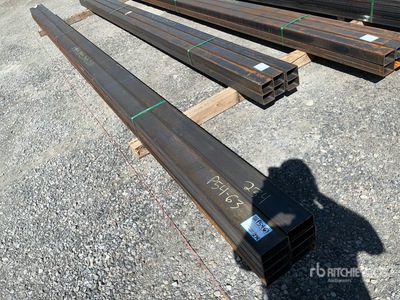 Quantity of (8) 2026 Kit Containers STEEL 2"x5"x281" square steel pipe Pipe