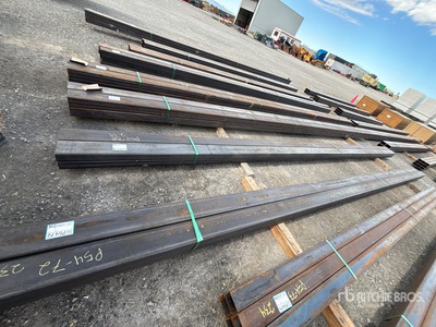 Quantity of (4) 2026 Kit Containers STEEL 3"x6"x284" square steel pipe Pipe (Unused)