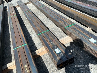 Quantity of (6) 2026 Kit Containers STEEL 3"x4"x220" square steel pipe Pipe (Unused)