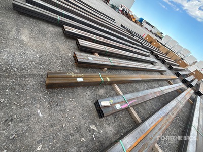 Quantity of (2) 2026 Kit Containers 4 in x 6 in x 24 ft Rectangle Steel Tubing (Unused)