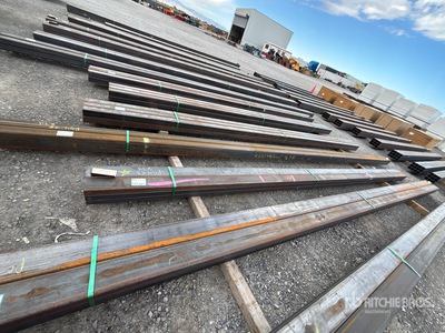 Quantity of (62) 2026 Kit Containers 2 in x 5 in x 19 ft Rectangle Steel Tubing (Unused)