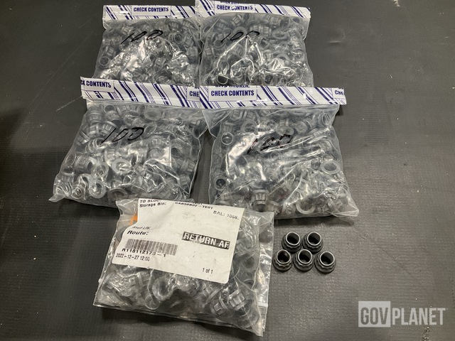 (4) Packages of BACN10HR7CD Self-Locking Nuts