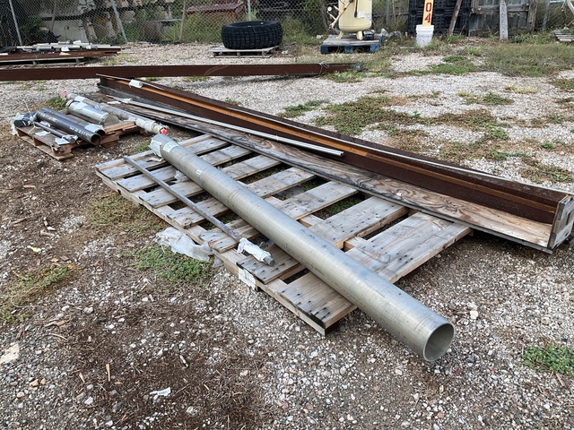 Lot of Assorted Metal Bars, Rods & Pipes