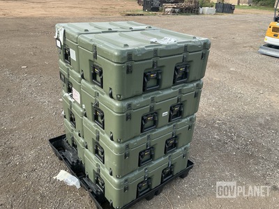 (8) Pelican Hardigg Storage Cases