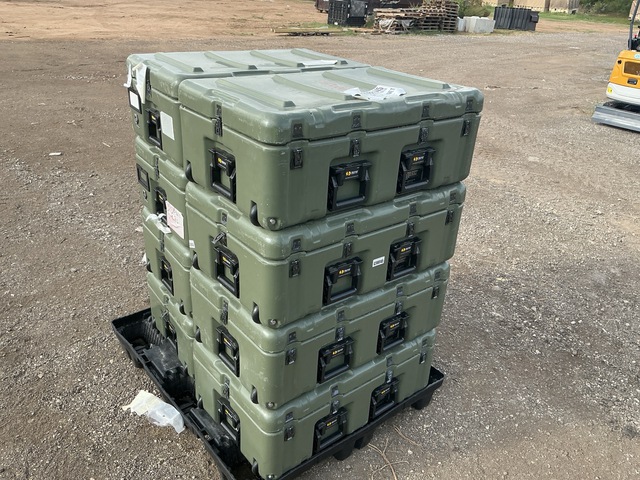 (8) Pelican Hardigg Storage Cases