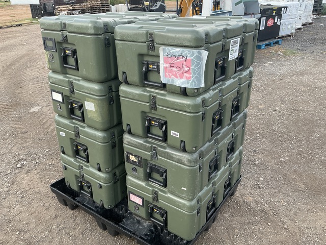 (8) Pelican Hardigg Storage Cases