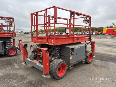 2018 Skyjack SJ6826 RT 4x4 Dual Fuel Scissor Lift