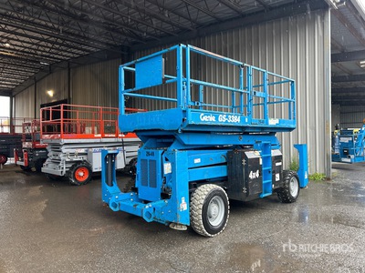 2018 Genie GS-3384 4x4 Diesel Scissor Lift