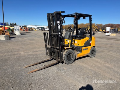 2018 Hyundai 25L-7A 5000 lb Cushion Tire Forklift