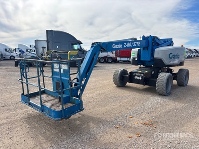 2018 Genie Z-60/37 4WD Hybrid Articulating Boom Lift
