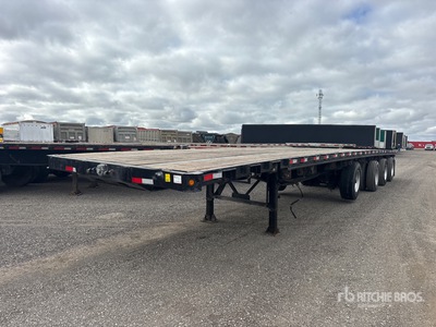 2013 Manac 48 ft Quad/A Flatbed Trailer