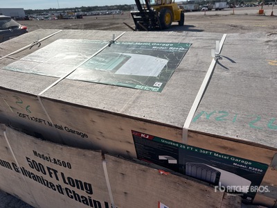 30 ft x 20 ft 2026 KJ K2030 Metal Garage (Unused)