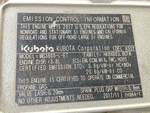 Engine with Emission Label