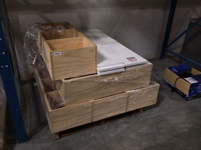 Lot of Wooden & Metal Shelves