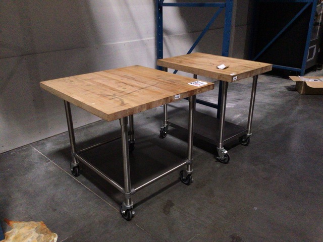 (2) Boos Butcher Blocks