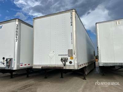 2013 Utility VS2DX 53 ft x 102 in T/A Remorque fourgon