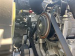 Engine with A/C Compressor
