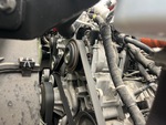 Engine with A/C Compressor