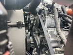 Engine with A/C Compressor