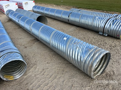 Quantity of (2) Culverts: 600mm Plus Coupler (Unused)
