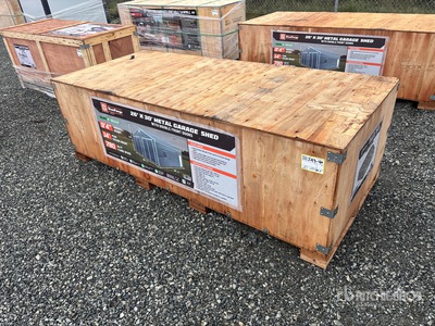StanForge MS2630 26 ft x 30 ft Metal Garage Shed (Unused)