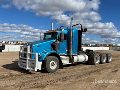 2007 Kenworth T800 8x6 Cabina con cuccetta per trattore stradale 3 assi