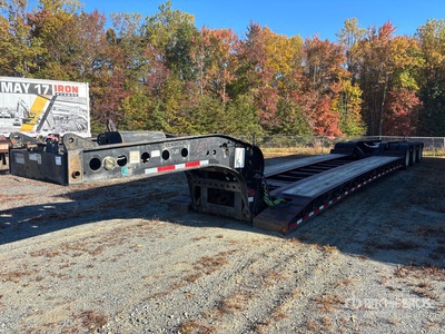 2013 Fontaine Magnitude 55H 55 ton Tri/A Removable Gooseneck Lowboy Trailer