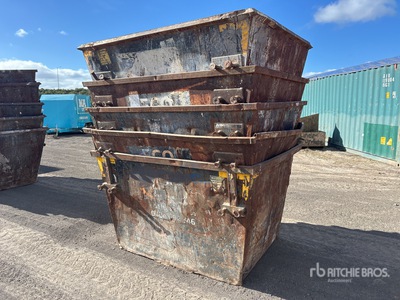 Quantity of (5) 3 m3 Skip Waste Bin