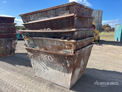 Quantity of (5) 3 m3 Skip Waste Bin