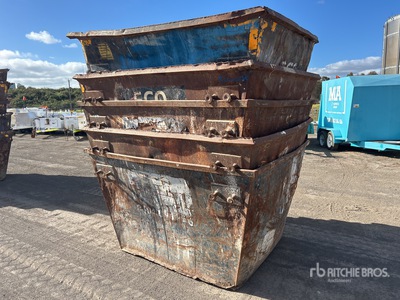 Quantity of (5) 3 m3 Skip Waste Bin