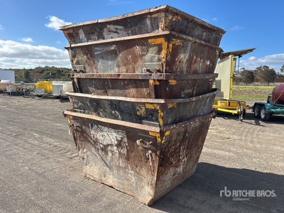 Quantity of (5) 3 m3 Skip Waste Bin