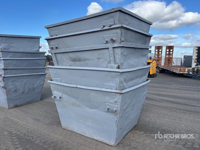 Quantity of (5) 3 m3 Skip Waste Bin
