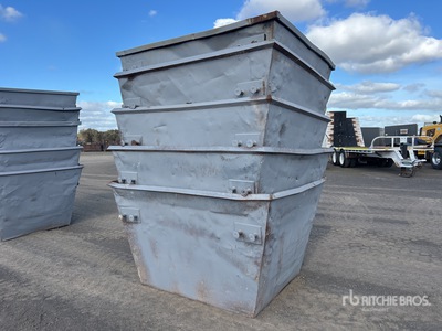 Quantity of (5) 3 m3 Skip Waste Bin