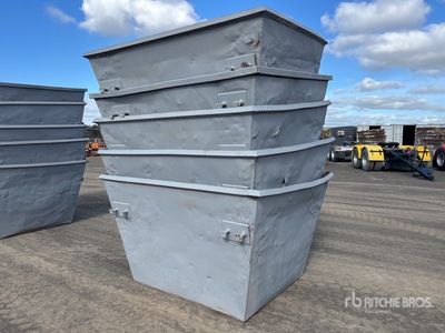 Quantity of (5) 3 m3 Skip Waste Bin