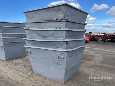 Quantity of (5) 3 m3 Skip Waste Bin